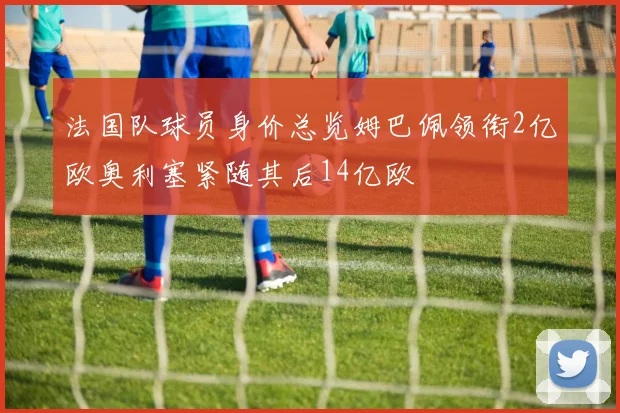法国队球员身价总览姆巴佩领衔2亿欧奥利塞紧随其后14亿欧